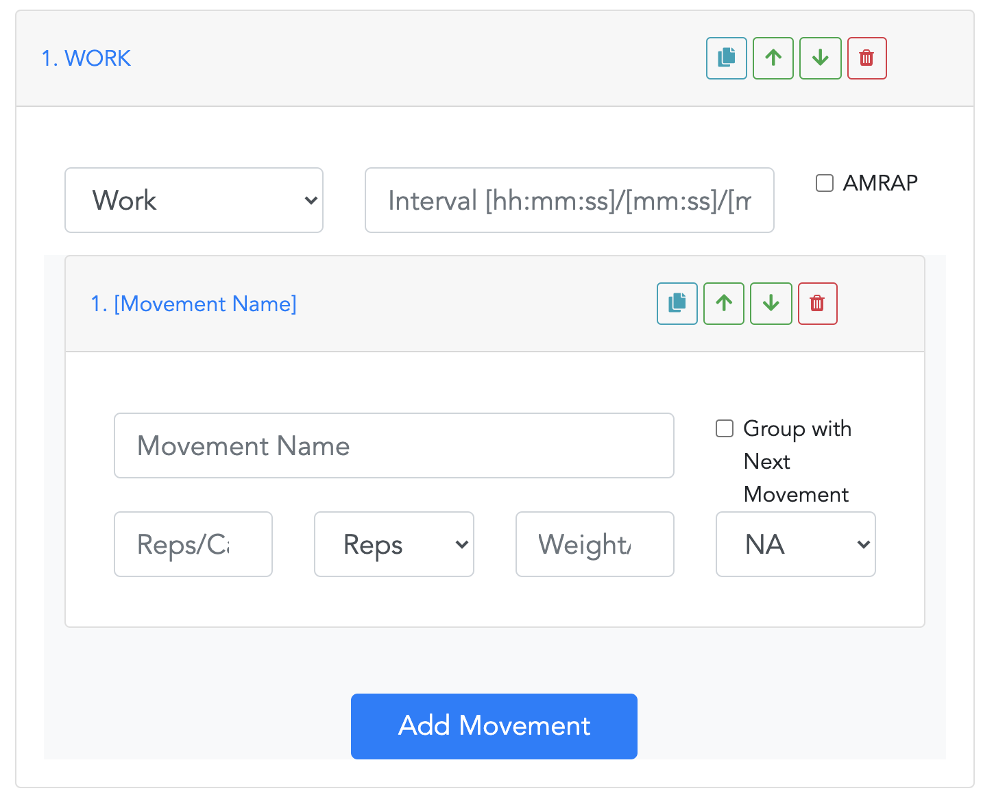 Image of Add Interval Form